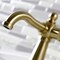Kingston Brass Single-Handle Bathroom Faucet with Push Pop-Up, Brushed Brass KS3547CG - alternate 3